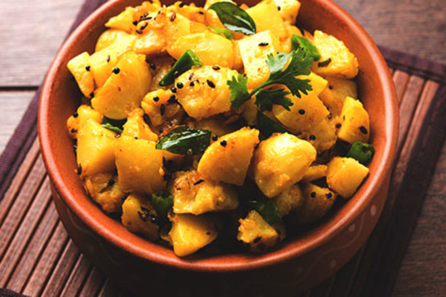 Potato With Kalonji Seeds