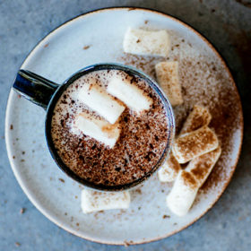 Tahini Hot Chocolate