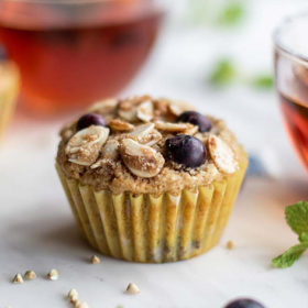 Gluten-Free Blueberry Buckwheat Muffins