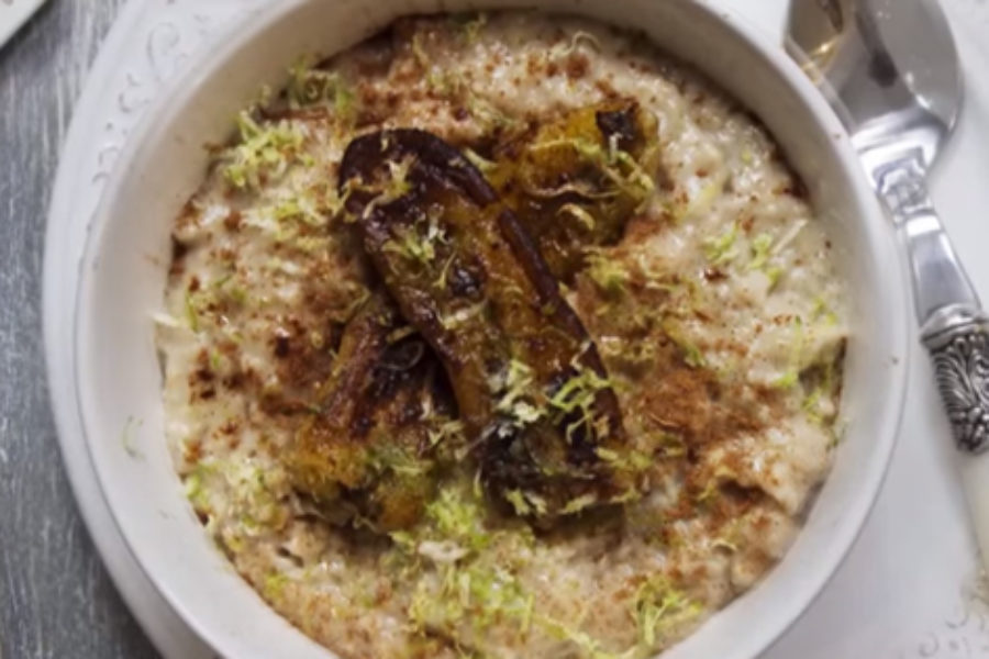 Coconut Porridge with Caramelized Banana