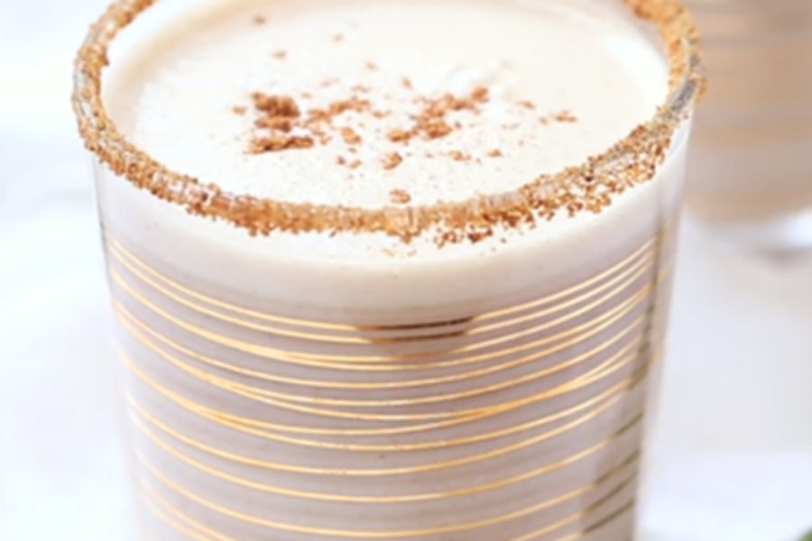 Vegan Eggnog with Cashew Milk